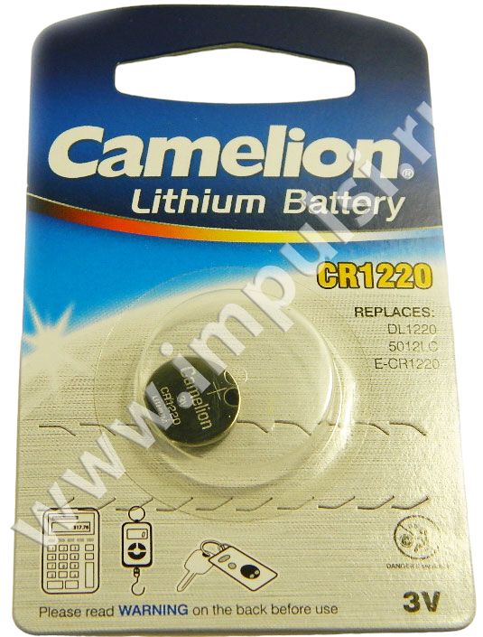 Батарейка CR1220 1бл. Camelion 