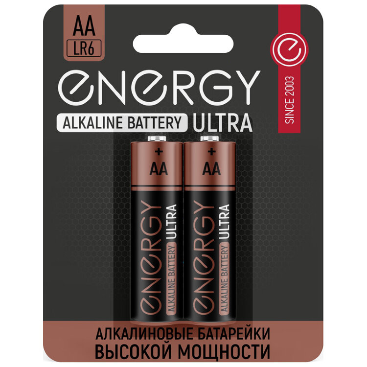 Батарейка Energy Ultra LR6/2B (АА) 104403